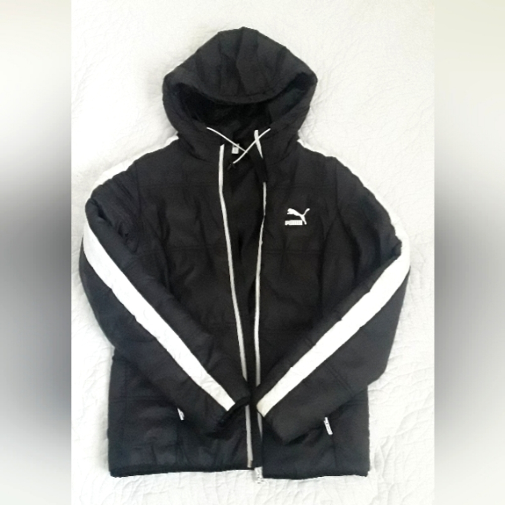 PUMA BLACK PUFFER JACKET